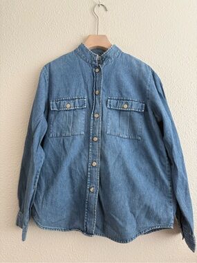 Christopher & Banks Light Blue Denim Shirt